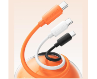USAMS Kabel 30W 3A Silicone Fast Charging USB-C do Lightning biały - 1568987 - zdjęcie 4